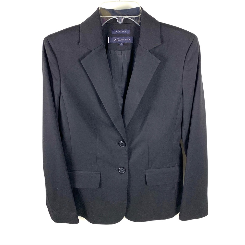 Anne Klein AK Stretch Women’s Black Blazer Size 6